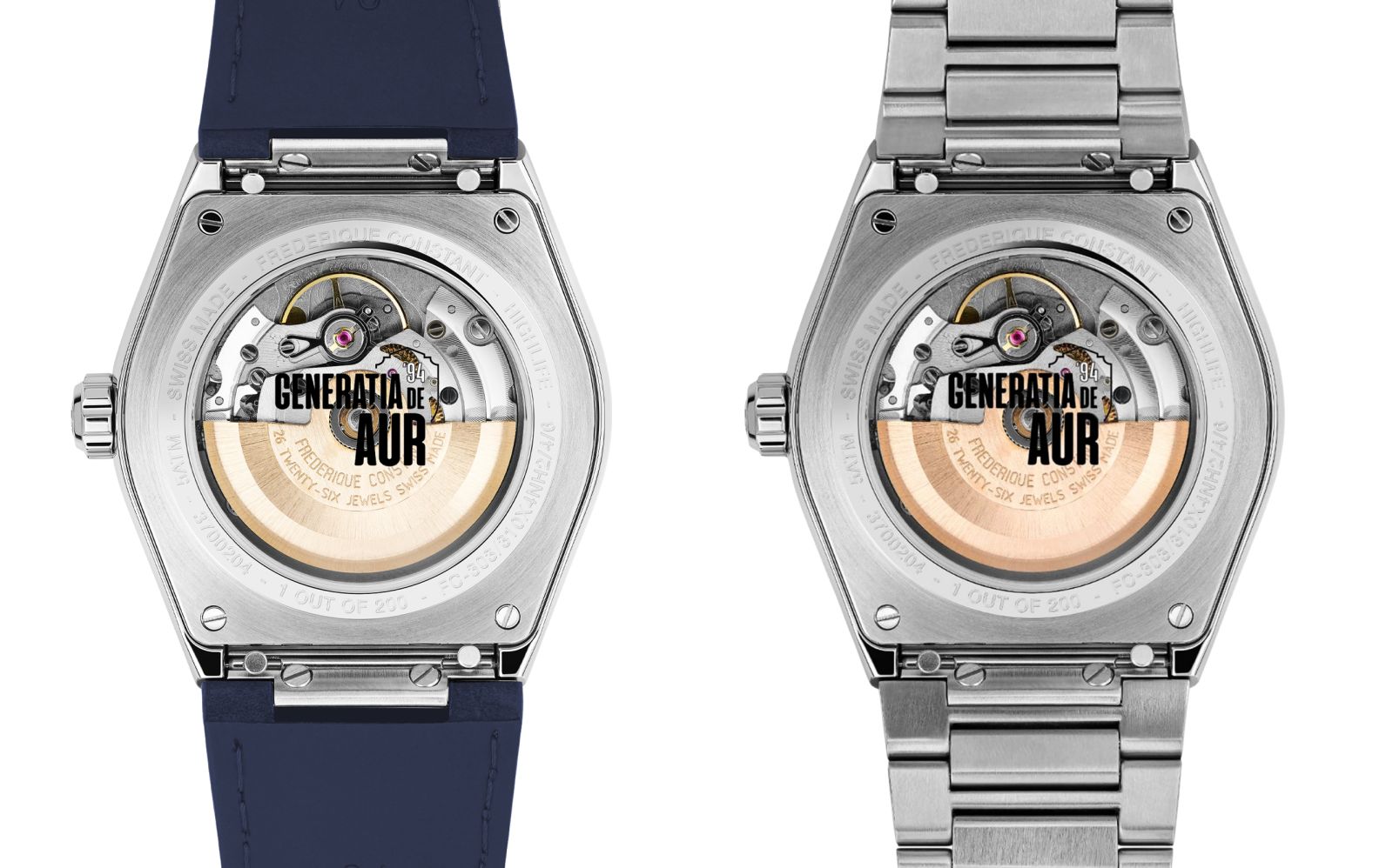 Ceas Frederique Constant Generatia de Aur verso