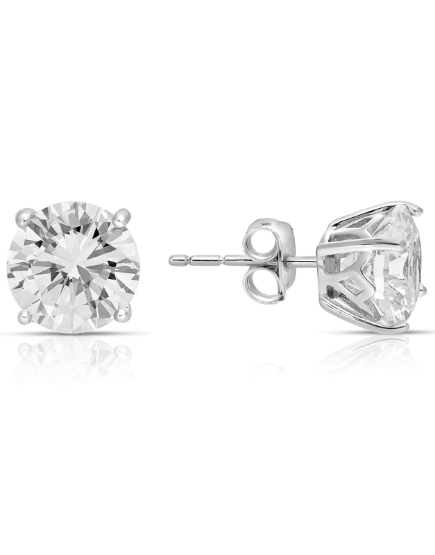 Cercei argint 925 stud cu cubic zirconia