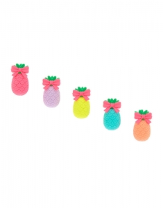 Radiera Claire's Rainbow Pineapple Erasers 5 Pack 45121, 02, bb-shop.ro