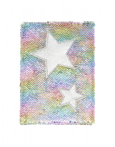 Agenda Claire's Reversible Sequin Rainbow Pastel Star Journal 21646, 02, bb-shop.ro