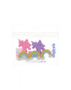 Radiera Claire's Unicorn & Rainbow Erasers - 5 Pack 19731, 002, bb-shop.ro