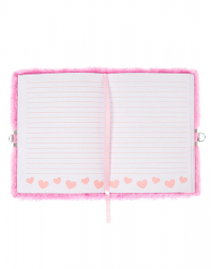 Agenda Claire's Glittery Furry Notebook 40134, 001, bb-shop.ro