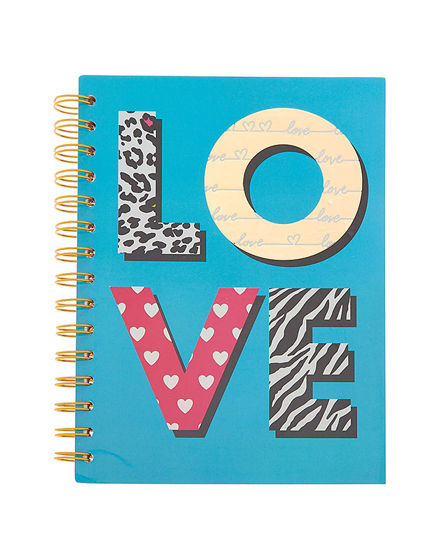 Agenda Claire's Love Print Mini Notebook 85071, 01, bb-shop.ro