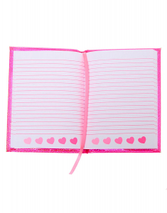 Agenda Claire`s Rainbow Zebra Heart Squish Journal 59953, 001, bb-shop.ro