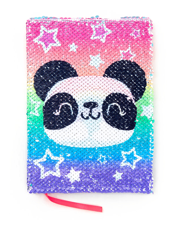 Agenda Claire`s Rainbow Panda Reversible Sequin Diary 69808, 01, bb-shop.ro