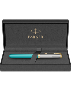Stilou Parker 51 Royal Premium Turquoise GT 2169079, 005, bb-shop.ro