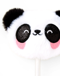 Pix Claire`s Plush Panda Head Pen Glittery Ink 51350, 001, bb-shop.ro