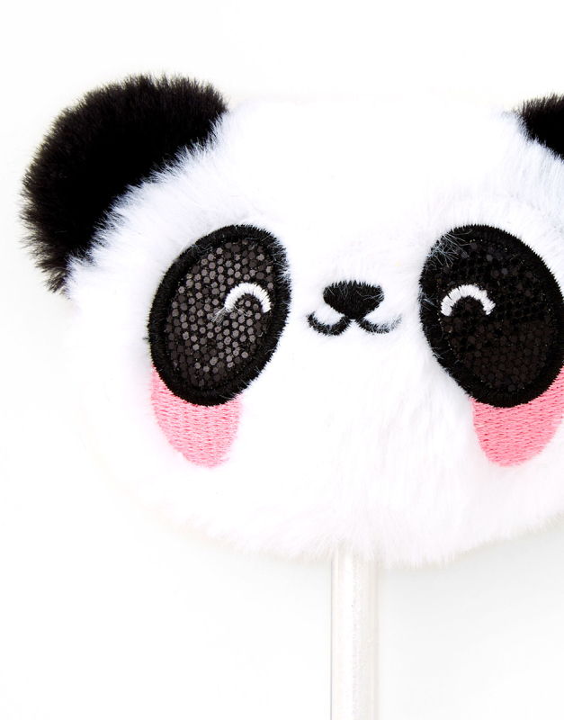Pix Claire`s Plush Panda Head Pen Glittery Ink 51350, 1, bb-shop.ro