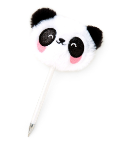 Pix Claire`s Plush Panda Head Pen Glittery Ink 51350, 02, bb-shop.ro