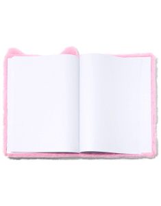 Agenda Claire`s Sleepy Pink Cat Plush Sketchbook 37103, 001, bb-shop.ro