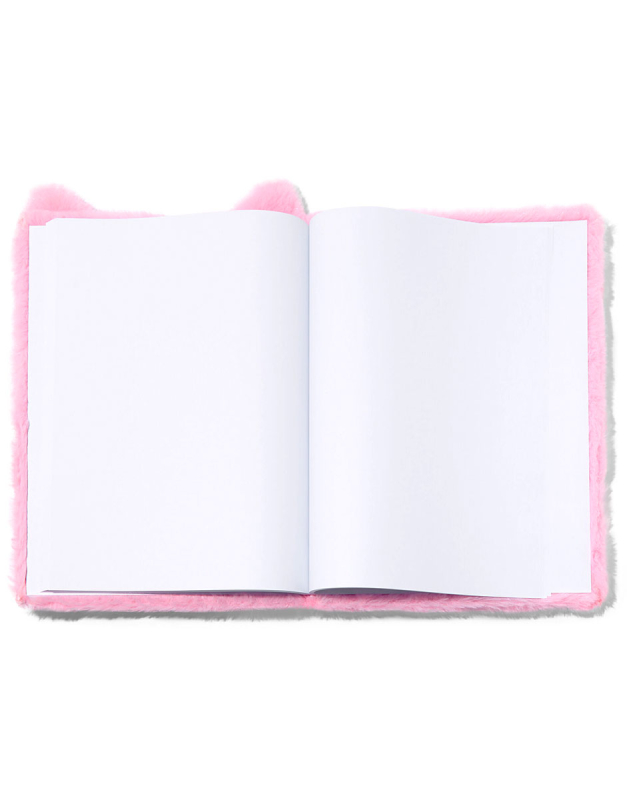 Agenda Claire`s Sleepy Pink Cat Plush Sketchbook 37103, 1, bb-shop.ro