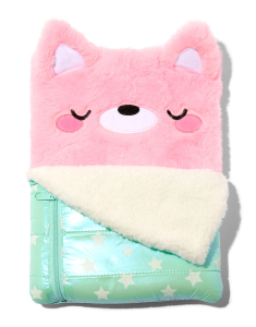 Agenda Claire`s Sleepy Pink Cat Plush Sketchbook 37103, 02, bb-shop.ro