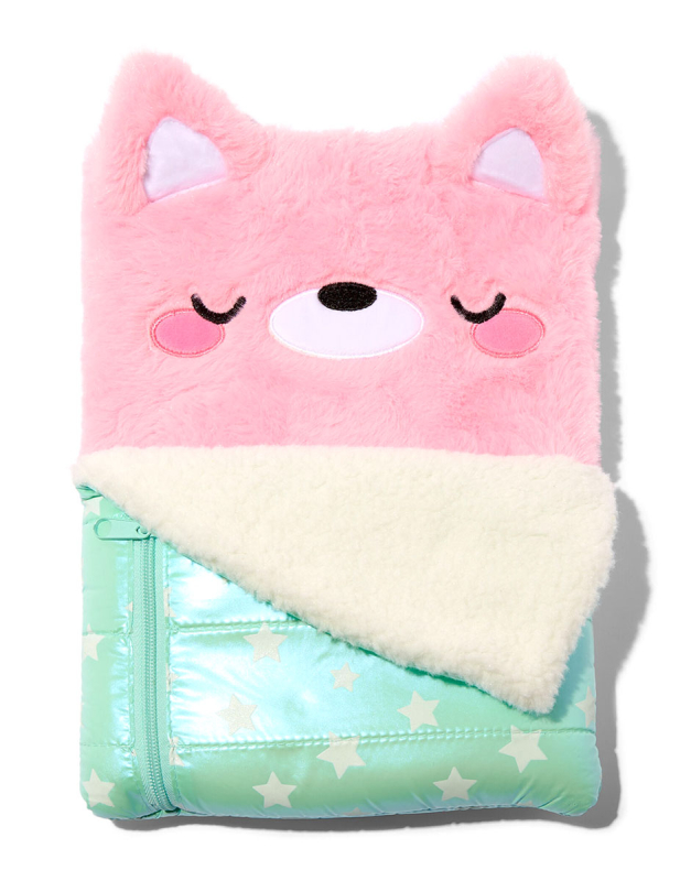 Agenda Claire`s Sleepy Pink Cat Plush Sketchbook 37103, 01, bb-shop.ro