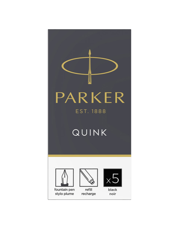 Rezerva stilou Parker set 5 cartuse lungi Quink S0116200, 01, bb-shop.ro