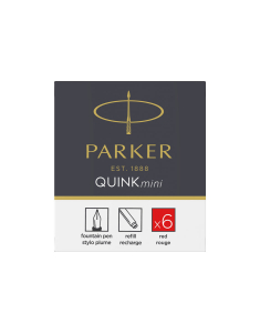 Rezerva stilou Parker set 6 cartuse mini Quink S0767230, 02, bb-shop.ro