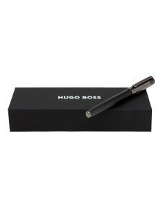 Stilou Hugo Boss Gear Ribs Black HSV3062A, 004, bb-shop.ro