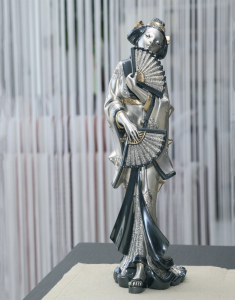 Articol decorativ  Linea Argenti - figurina argint - femeie japoneza STG312, 001, bb-shop.ro