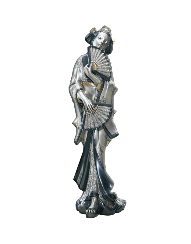 Articol decorativ  Linea Argenti - figurina argint - femeie japoneza STG312, 01, bb-shop.ro