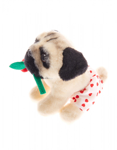 Figurina Animal  Claire's Club Doug The Pug™ Small Valentines 29261, 001, bb-shop.ro