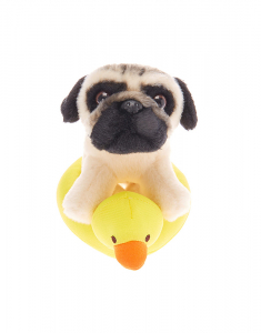 Figurina Animal  Claire's Doug The Pug™ Small Duck Float 62241, 02, bb-shop.ro