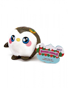 Figurina Animal  Claire`s Squeezamals™ Christmas Penguin Soft Toy 53965, 02, bb-shop.ro