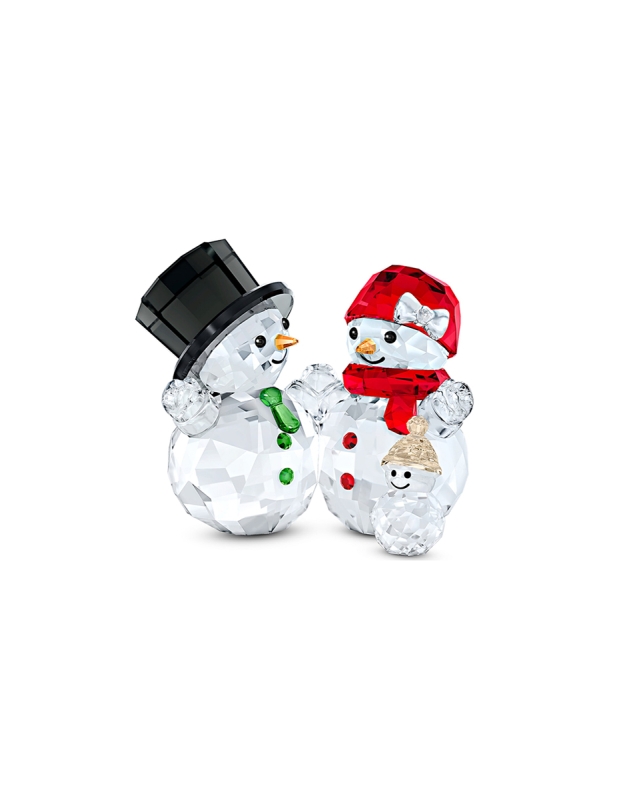 Miniatura swarovski Swarovski Joyful Ornaments Snowman Family 5533948, 01, bb-shop.ro