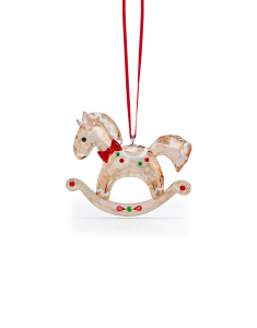 Decoratiune Craciun swarovski Swarovski Holiday Cheers Gingerbread Rocking Horse 5627608, 02, bb-shop.ro