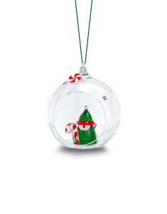 Decoratiune Craciun swarovski Swarovski Holiday Cheers Santa’s Elf Ball Ornament 5596383, 02, bb-shop.ro