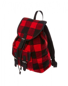 Ghiozdan Claire's Red and Black Buffalo Check Backpack 35500, 001, bb-shop.ro