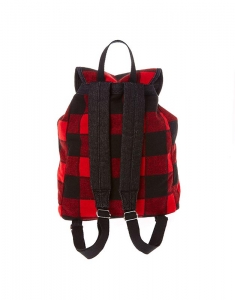 Ghiozdan Claire's Red and Black Buffalo Check Backpack 35500, 002, bb-shop.ro