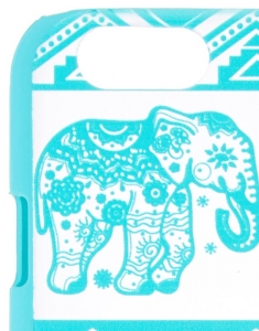 Accesoriu Tech Claire's Mint Aztec Elephant Pattern Phone Case 5674, 001, bb-shop.ro