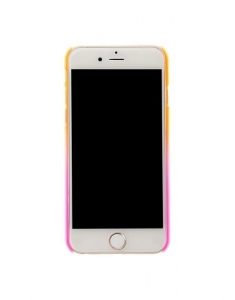 Accesoriu Tech Claire's Frosted Orange and Pink Ombre Pattern Phone Case 22686, 001, bb-shop.ro