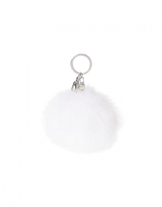 Breloc Claire's White Soft Pom Key Ring 2547, 02, bb-shop.ro