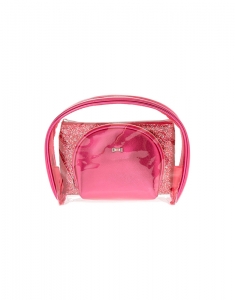 Geanta cosmetice Claire's Pink Glitter Makeup Bag Set 76603, 002, bb-shop.ro