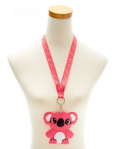 Breloc Claire's Kylie the Koala Silicone ID Holder & Lanyard 96370, 002, bb-shop.ro