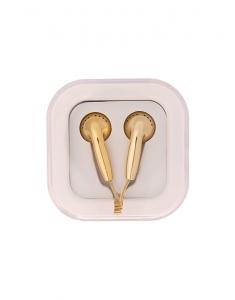Accesoriu Tech Claire's Gold Metallic Earphones 77943, 001, bb-shop.ro