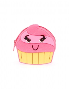 Portofel Claire's Neon Pink Cupcake Jelly Coin Purse 17927, 02, bb-shop.ro
