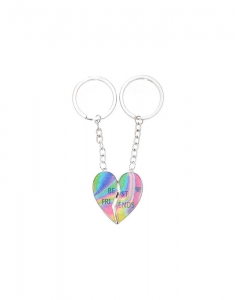 Breloc Claire's Ombre Rainbow Heart Best Friends Keyrings 17602, 02, bb-shop.ro
