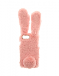 Accesoriu Tech Claire's Pink Fur Bunny Phone Case 13587, 02, bb-shop.ro