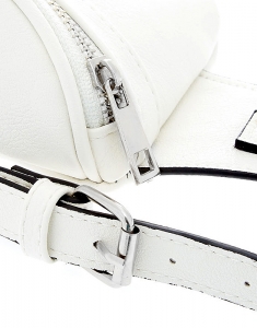 Borseta Claire's Faux Leather Bum Bag - White 30741, 001, bb-shop.ro