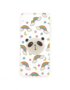 Accesoriu Tech Claire's Panda Rainbow Squishy Phone Case 58272, 02, bb-shop.ro