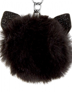 Portofel Claire's Glitter Cat Small Zip Wallet - Black 92576, 002, bb-shop.ro