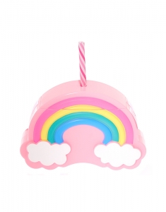 Accesoriu petrecere Claire's Rainbow Tumbler - Pink 87613, 02, bb-shop.ro