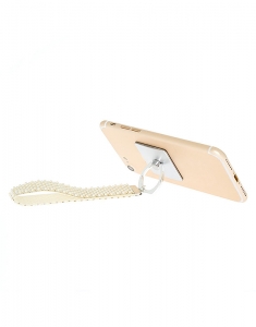 Accesoriu Tech Claire's Glam Phone Stand and Wrist Strap - White 98179, 002, bb-shop.ro