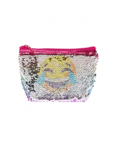 Geanta cosmetice Claire's Reversible Sequin Emoji Cosmetic Bag 26494, 001, bb-shop.ro