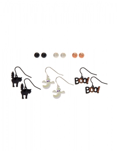 Accesoriu petrecere Claire's Halloween Earrings Set - 6 Pack 3356, 02, bb-shop.ro