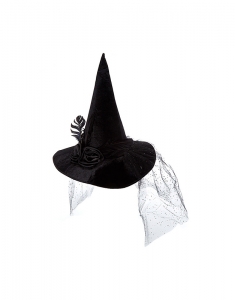 Accesoriu petrecere Claire's Spider Witch Hat - Black 86992, 001, bb-shop.ro