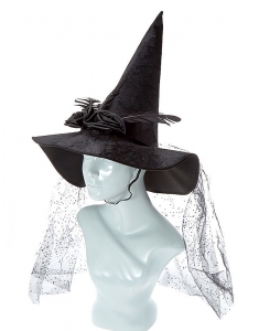 Accesoriu petrecere Claire's Spider Witch Hat - Black 86992, 002, bb-shop.ro