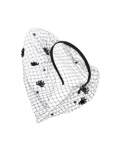 Accesoriu petrecere Claire's Spider Veil Headband - Black 98355, 02, bb-shop.ro