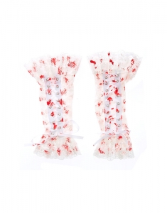 Accesoriu petrecere Claire's Blood Splatter Lace Up Fingerless Gloves 97572, 02, bb-shop.ro